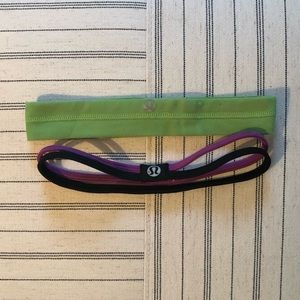 Lululemon headbands (set of 2)